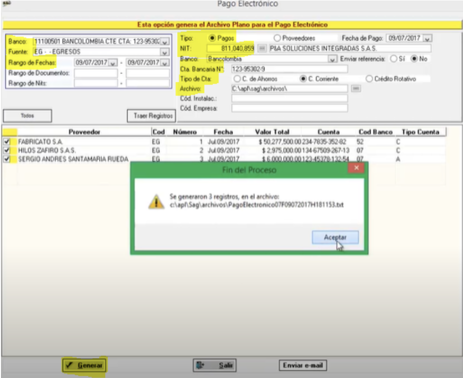 banco SAG pagos electronicos SAG Web