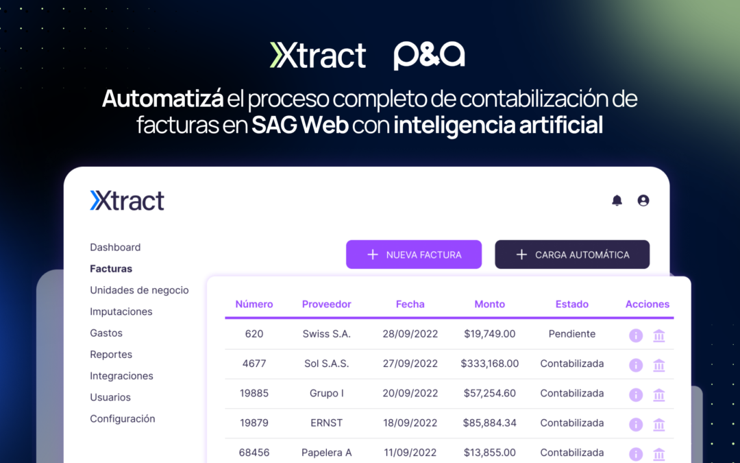 Adiós al trabajo manual: así ayudan Xtract y SAG Web a las empresas.